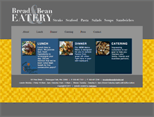 Tablet Screenshot of breadandbean.com